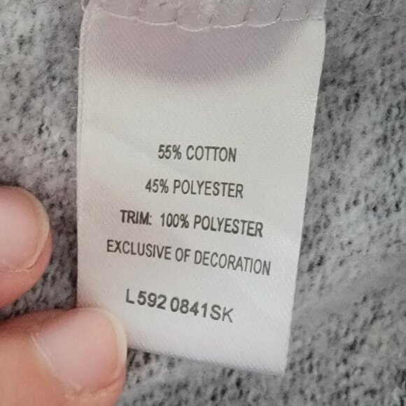 Women's Full-Zip Athletic Jacket Heather Gray & Black - Picture 12 of 14